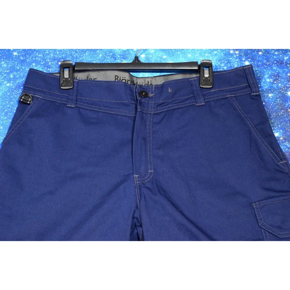 Bjornklader Shorts Mens 54 Blue Cargo Workwear Multi Pocket‎ Utility Durable